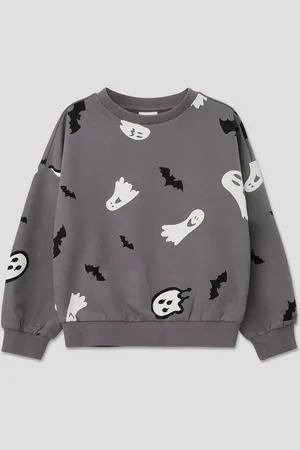 QS by s.Oliver Sweatshirt Unisex Sweatshirt mit Halloween-Print - Verkäufer: