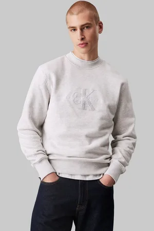 Calvin Klein Sweatshirt CHENILLE MONOLOGO CREW NECK mit Logostickerei