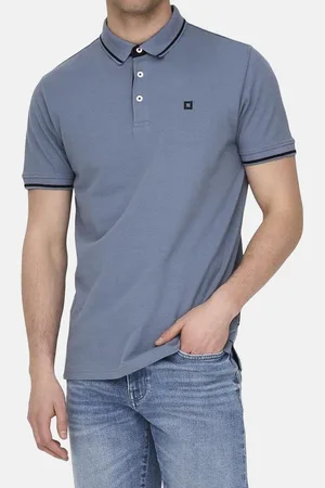Only & Sons Poloshirt Onsefletcher (1-tlg) Poloshirt - Baumwolle - Atmungsaktiv - Hochwertiger Piqué-Stoff - Verkäufer: simply4you