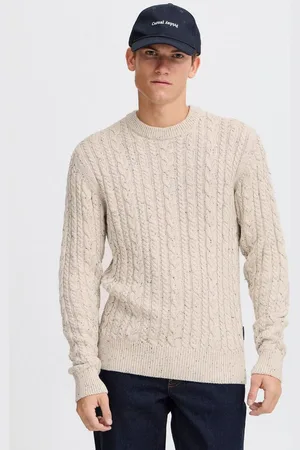 Casual Friday Strickpullover CFKARL cable crew neck knit with neps gemütlicher Pullover - Verkäufer: meinemarkenmode