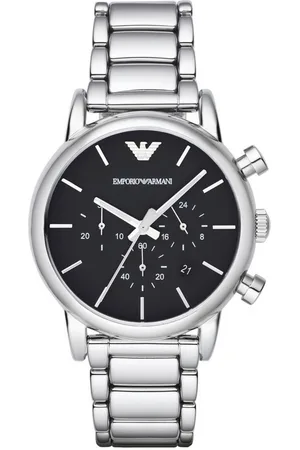 Emporio Armani Quarzuhr Chronograph Uhr Herren Ar1853 Silber - Verkäufer: etParadisecom