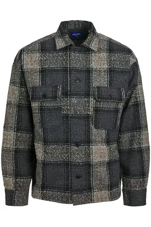 JACK & JONES Longsleeve JORROXBURY BOUCLE OVERSHIRT LS LN - Verkäufer: RETURN