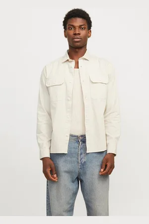 JACK & JONES Langarmhemd JJETRAVIS SHIRT LS NOOS mit Brusttaschen