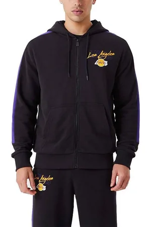 New Era Sweatjacke Ziphoodie Loslak, G S, F blk/gelb - Verkäufer: Big Leshopski
