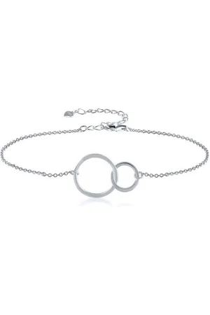 Karma Silberarmband Armband Damen Silber 925 Ringe Damen Silberarmband modern (Geschenkbox Schmuckbox Silberdamenarmband), Damenarmband Damenschmuck Silberschmuck 16 cm - Verkäufer: Sanixa