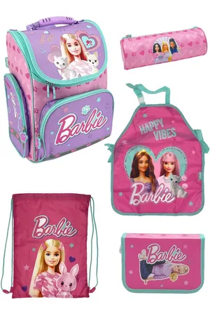 Barbie Schulrucksack Schulrucksack-Set 5-teilig - Verkäufer: Yuhu Trading GmbH