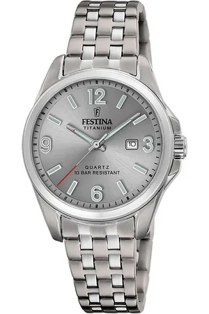 Festina Quarzuhr Calendario Titanium F20697/2, Armbanduhr, Damenuhr, analog, Tag