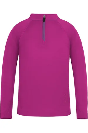 Normani Funktionsshirt Kinder Merino Langarm mit 1/4 Zipper „Nyapari“ Pullover mit Zip Skipullover aus 100 % Merinowolle - Verkäufer: