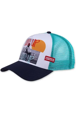 COASTAL Trucker Cap HFT Suns Up White/Navy/Turquoise (Basecap, Meshcap, Trucker Kappe) - Verkäufer: stuff-style