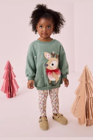 Next Shirt & Leggings Weihnachts-Sweatshirt und Leggings im Set (2-tlg) - Verkäufer: Germany GmbH