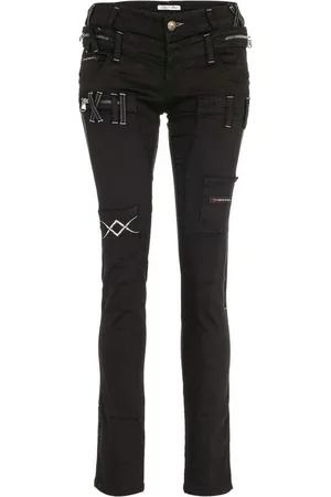 Cipo & Baxx Slim-fit-Jeans Jeans mit doppeltem Bund, WD228