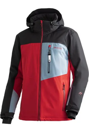 Maier Sports Skijacke Oravice Herren Winterjacke mit RV-Taschen und Kapuze, wasserdicht