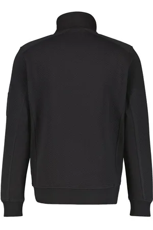 Lerros Sweatjacke Sweatjacke mit hohem Kragen