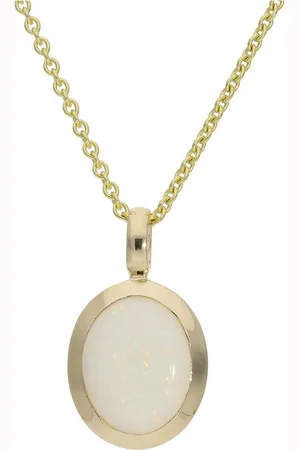 JuwelmaLux Kettenanhänger Anhänger Gold 333 mit weißem Opal JL10-02-3600 (1-tlg), Schmuckanhänger - Verkäufer: Juwelier-Bacak