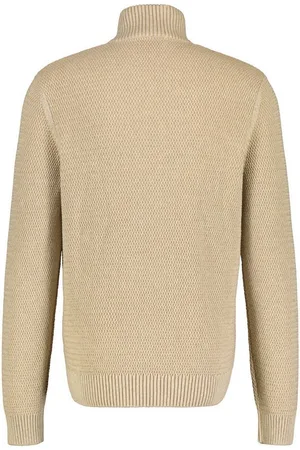 Lerros Strickpullover Strickpullover mit Reißverschlusskragen