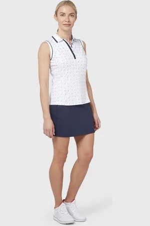 Callaway Poloshirt Golf Allover Geometric Strawberry Polo Poloshirt Damen (1-tlg) feuchtigkeitsableitende Opti-Dri™-Technologie - Verkäufer: GFA Sports