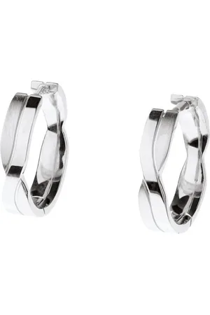 ERNSTES Paar Creolen Scharniercreolen Edelstahl matt / poliert E713, schlicht aber elegant - Verkäufer: Schmuck-Uhren-Trends