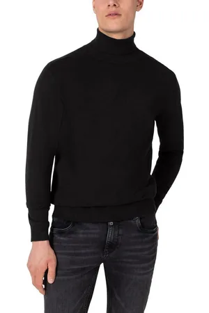 Timezone Strickpullover Rollkragenpullover Rippstrick Ellenbogen-Patch Knit Rolli - Verkäufer: ARIZONAS