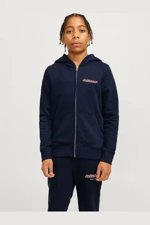 JACK & JONES Kapuzensweatjacke JORVESTERBRO NEWTON SWEATZIP HOOD BF JNR