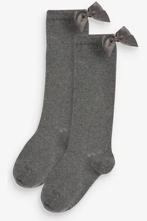 Next Kniestrümpfe Kniestrümpfe mit Schleife und Baumwollel, 2er-Pack (2-Paar) - Verkäufer: Germany GmbH