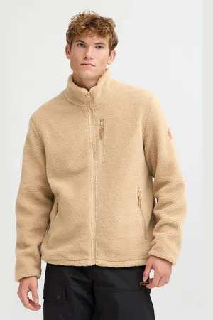 North Bend Fellimitatjacke NBSam M moderne Fleecejacke mit Reißverschlusstaschen - Verkäufer: meinemarkenmode