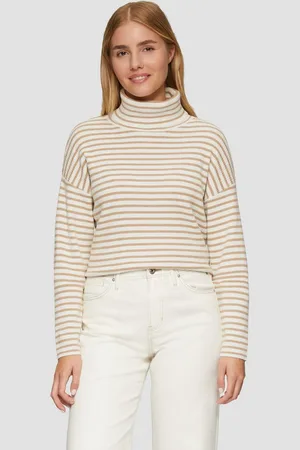 QS by s.Oliver Strickpullover Rollkragenpullover mit Rippstruktur - Verkäufer:
