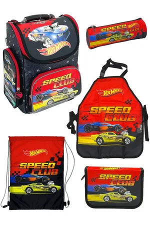 Hot Wheels Schulranzen Schulrucksack-Set 5-teilig - Verkäufer: Yuhu Trading GmbH