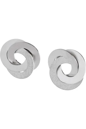 ERNSTES Paar Ohrstecker Edelstahl matt / poliert / gekratzt E728 - Verkäufer: Schmuck-Uhren-Trends