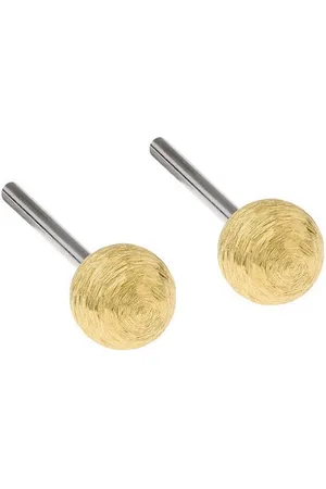 ERNSTES Paar Ohrstecker Ohrringe Kugel Edelstahl gold geschliffen - Verkäufer: Schmuck-Uhren-Trends