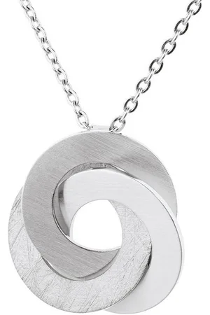 ERNSTES Kettenanhänger Edelstahl matt / poliert / gekratzt AN1025 - Verkäufer: Schmuck-Uhren-Trends