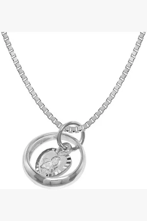 trendor Kette mit Anhänger Taufkette 925 Silber Taufring mit Engelherz - Verkäufer: uhrcenter