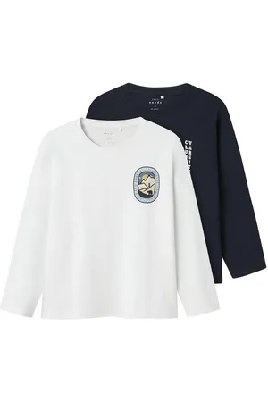 NAME IT Langarmshirt NKMVICTOR 2P LS RLX TOP (Packung, 2-tlg)