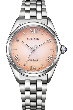 Citizen Solaruhr EM1140-80X, Armbanduhr, Damenuhr, Edelstahlarmband, analog