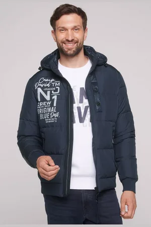 Camp David Steppjacke mit abtrennbarer Kapuze
