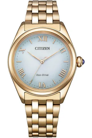 Citizen Solaruhr EM1143-81X, Armbanduhr, Damenuhr, Edelstahlarmband, analog