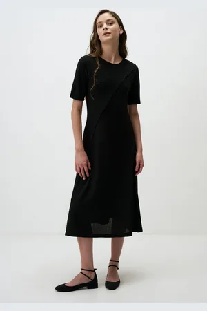 Jimmy Key Midikleid Durchsichtig Eclipse Strickkleid - Verkäufer: