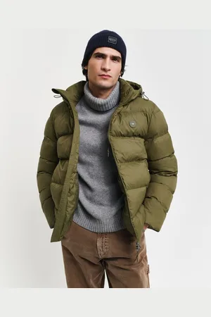 GANT Steppjacke ACTIVE CLOUD JACKET Mit Windschutz-Bündchen, Silikon-Markenbadge