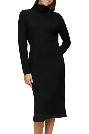 QS by s.Oliver Abendkleid mit Rollkragen