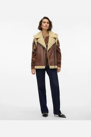 VERO MODA Lederweste VMKAY (1-tlg) Plain/ohne Details - Verkäufer: Mary & Paul