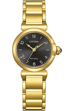 Citizen Solaruhr EM1132-88H, Armbanduhr, Damenuhr, Edelstahlarmband, analog