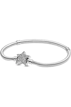 PANDORA Charm-Armband Sternverschluss Silber - Verkäufer: uhrcenter
