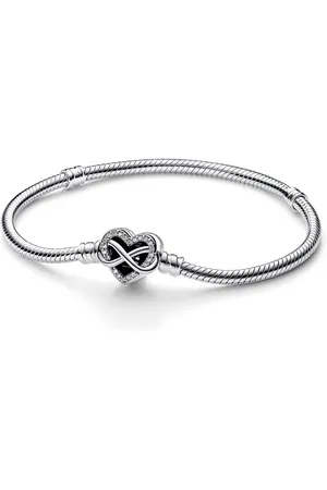 PANDORA Silberarmband Silber Funkelndes Unendlichkeits-Herz - Verkäufer: uhrcenter