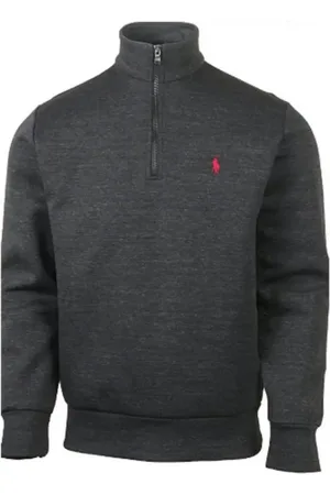 Ralph Lauren Troyer Half Zip Pullover Sweatshirt Entspannter Schnitt, Stehkragen, Halbreißverschluss - Verkäufer: eldigo