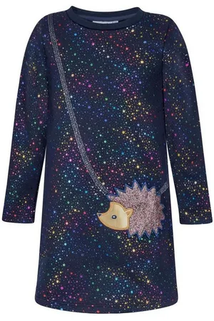 happy girls Sweatkleid Sweatkleid Igel Glitzer (1-tlg) Glitzer - Verkäufer: Familiennestkindermode