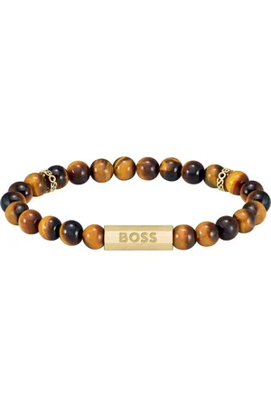 HUGO BOSS Armband SPHERE, 1580661M, mit Tigerauge