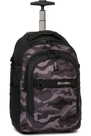 Bestway Schulrucksack Schultrolley-Schulrucksack-Kombination grau camouflage - Verkäufer: Littmann