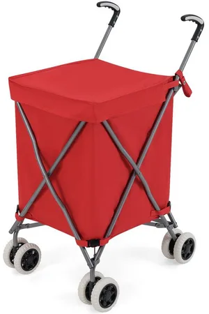 Costway Einkaufstrolley, 90 l, bis 55 kg, mit Rädern & Griff, klappbar - Verkäufer: FDS GmbH