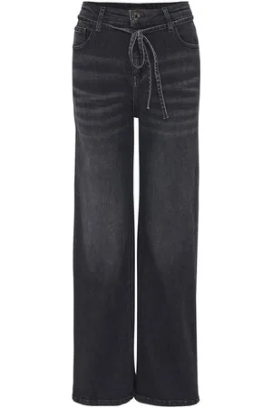 Opus Skinny-fit-Jeans Wide-Leg Jeans Marli Belt - Wide Leg - Verkäufer: Robert Ley Damen & Herrenmoden GmbH & Co KG