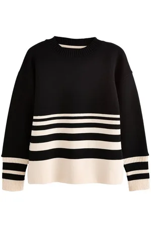 Next Rundhalspullover Pullover mit Rundhalsausschnitt und Seitenschlitz (1-tlg) - Verkäufer: Germany GmbH