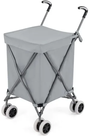 Costway Einkaufstrolley, 90 l, bis 55 kg, mit Rädern & Griff, klappbar - Verkäufer: FDS GmbH